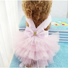 Load image into Gallery viewer, Pups! Bow Dress - 6 colours available - Pups Closet