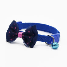 Load image into Gallery viewer, Pups! Bow Collar w/ Bell Charm - 8 colours available-Pups Closet