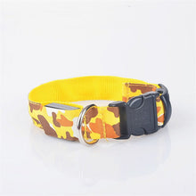 Load image into Gallery viewer, Pups! Camouflage LED Collar - 5 colours available-Pups Closet