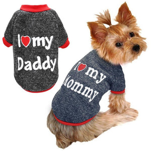 Pups! I Love Mommy/Daddy Shirt - Pups Closet